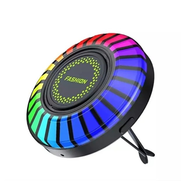 Araç İçi Koku Hazneli RGB Sese Duyarlı LED Işık  - 4